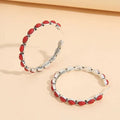 Pendientes vintage en turquesa