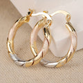 Pendientes vintage redondos de aro