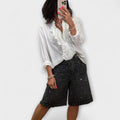 Roswita | Bermudas con strass