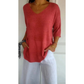 Karine | Jersey de cuello de pico