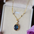 Collar de Oro Brillo Lunar