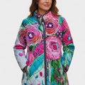 Astrid – Steppjacke mit grossem Blütendruck