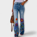 Ingeborg | Vaqueros con estampado floral