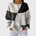 Ella | Jersey blanco y negro color block