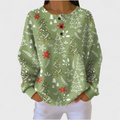 Ingrid | Jersey verde con árbol de Navidad