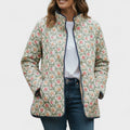 Maja – Steppjacke mit kleinem Blütenmuster