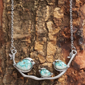 Collar Vintage Birdie Argento