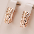 Elegantes pendientes de oro