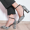 Jimena | Zapatos de Salón de Cebra