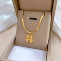 Collar Oro Trébol