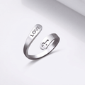 ANILLO CRUZ DE AMOR SAGRADO - (AJUSTABLE)