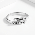 ANILLO FE SOBRE MIEDO - (AJUSTABLE)
