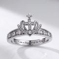 SOY HIJA DEL REY ANILLO DE PLATA