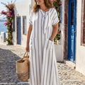 Olivia | Vestido Midi a Rayas