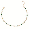Collar Colgante Verde Divino