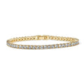 Deslumbrante pulsera Tennis con cristales