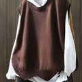 Lilith | Jersey sin mangas de cuello redondo
