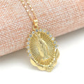 Collar con colgante de la Virgen María