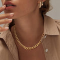 Collar Cubano Chunky | Oro