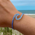 Pulsera Sea Wave Opal en Plata