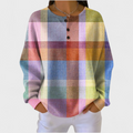 Adèle | Jersey de cuadros multicolor