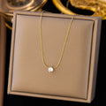 Collar de oro con diamantes