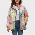 Dita – Steppjacke mit Flickenmuster
