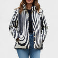 Freja – Steppjacke mit Wellenmuster