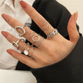 Conjunto 11 Anillos Vintage (Ajustable)