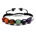Pulsera de la riqueza con piedras mágicas naturales hecha a mano