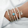 Conjunto de pulseras Hamsa