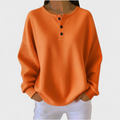 Hélène | Jersey naranja de punto gofrado