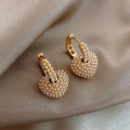 Pendientes Perla de Amor en Oro