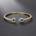 Pulsera Esmeralda Brillante