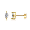 Pendientes Gota Diamante | Oro