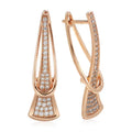 Pendientes Cristal Radiante | Oro