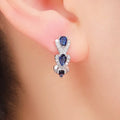 Pendientes Blasón Real de Zafiro