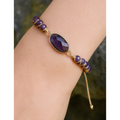 Pulsera elegante de amatista