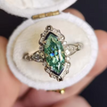 Anillo Esmeralda Marquesa