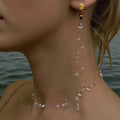 Conjunto de Collar Gota de Agua