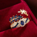 Conjunto de Anillos Oro Avelisse Moraziel