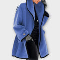 Sherry - Blauer eleganter Trenchmantel