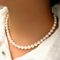Collar vintage de perlas atemporal