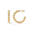 Pendientes Argolla Trenzada | Oro