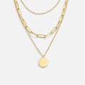 Collar de capas con monedas Janie