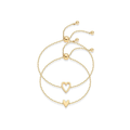 Pulsera Corazón Radiante | Oro