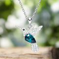 Collar Bebé-colibrí con circonita
