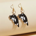 Pendientes colgantes con forma de gatos
