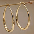 Pendientes de aro vintage en oro