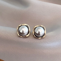 Pendientes de Perlas Negras Elegantes